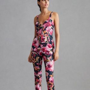 Anthropologie Women’s Floral Sweetheart Jumpsuit